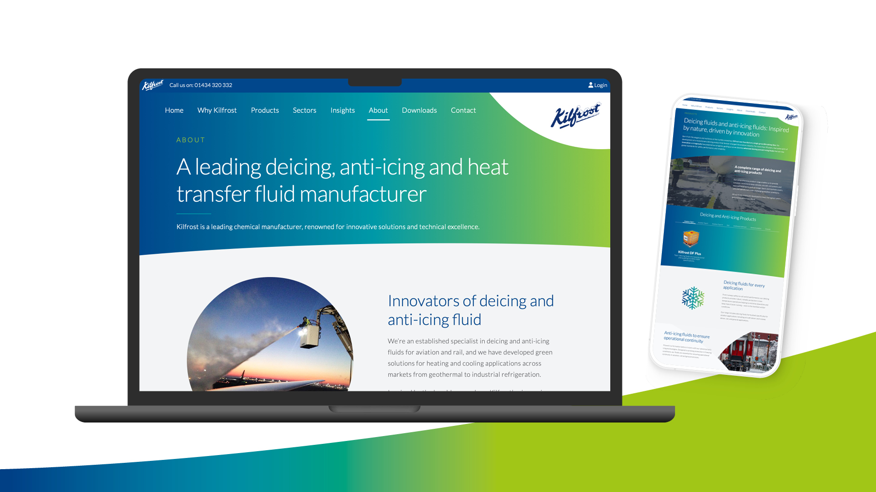 A new website for a leading chemicals manufacturer